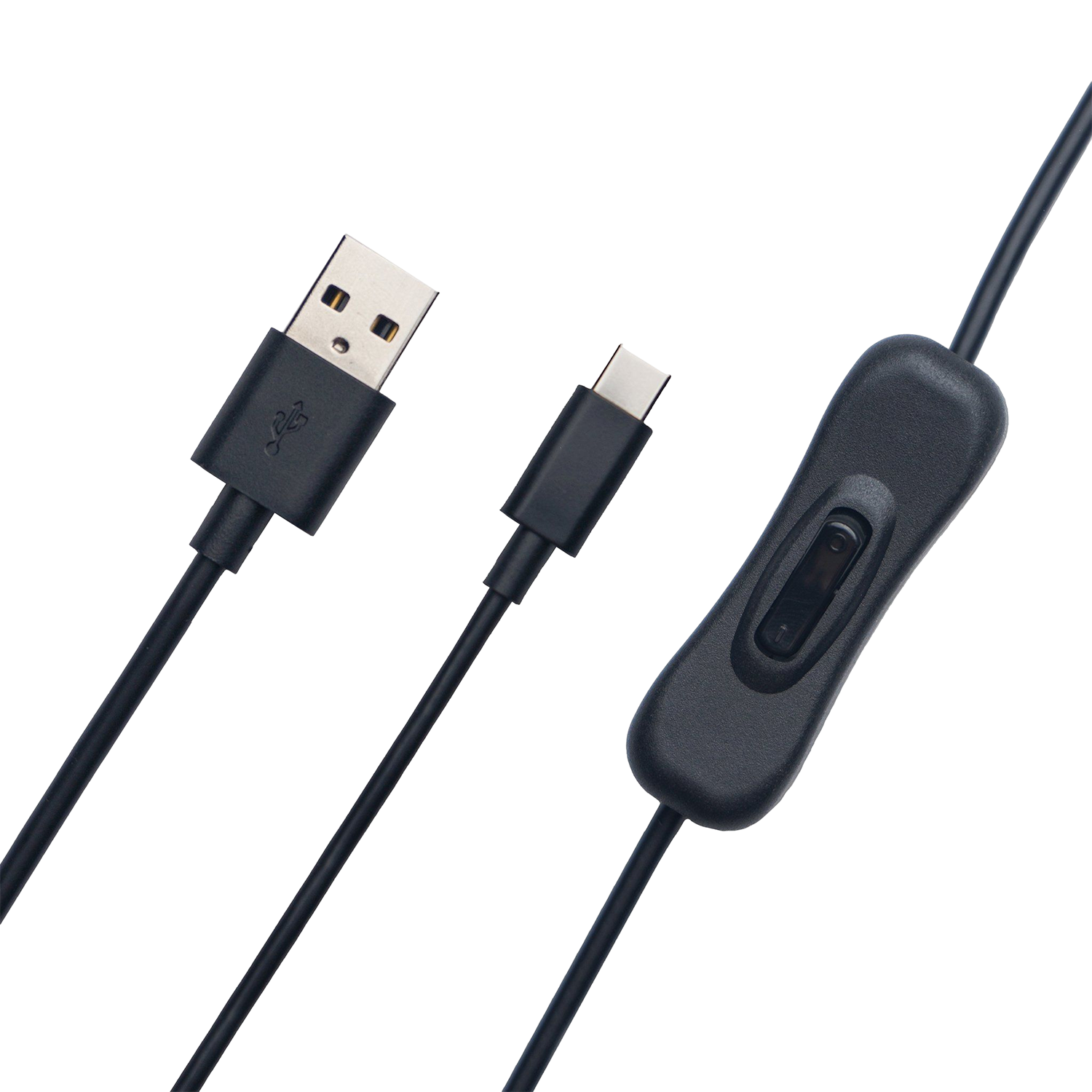 USB-A to USB-C Data Power Cable with ON/OFF Switch