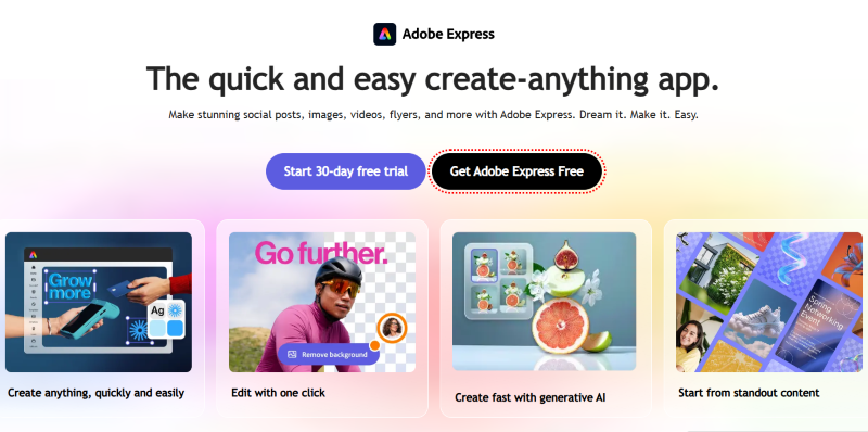 online tiktok video maker adobe express