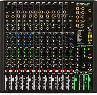 best audio mixer mackie profx 16v3