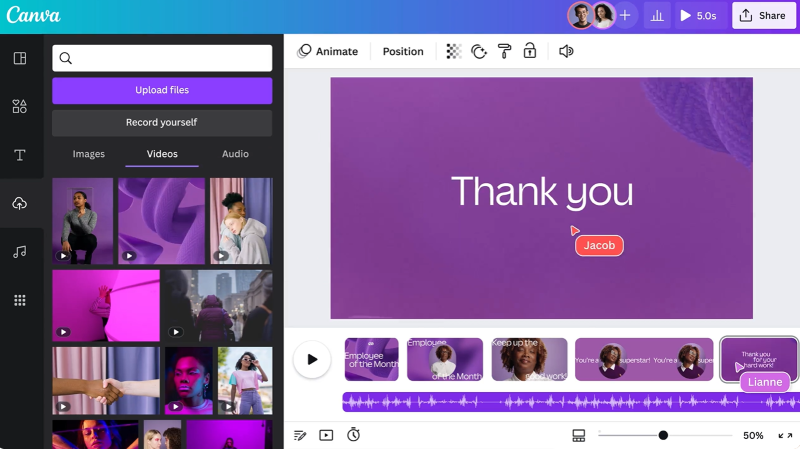 online tiktok video maker canva