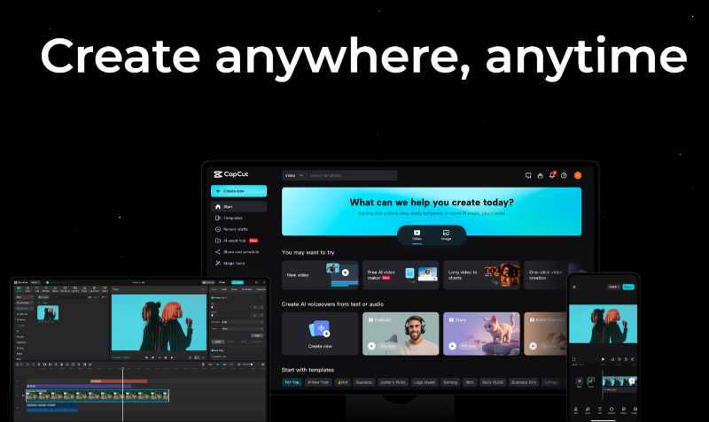 online tiktok video maker capcut