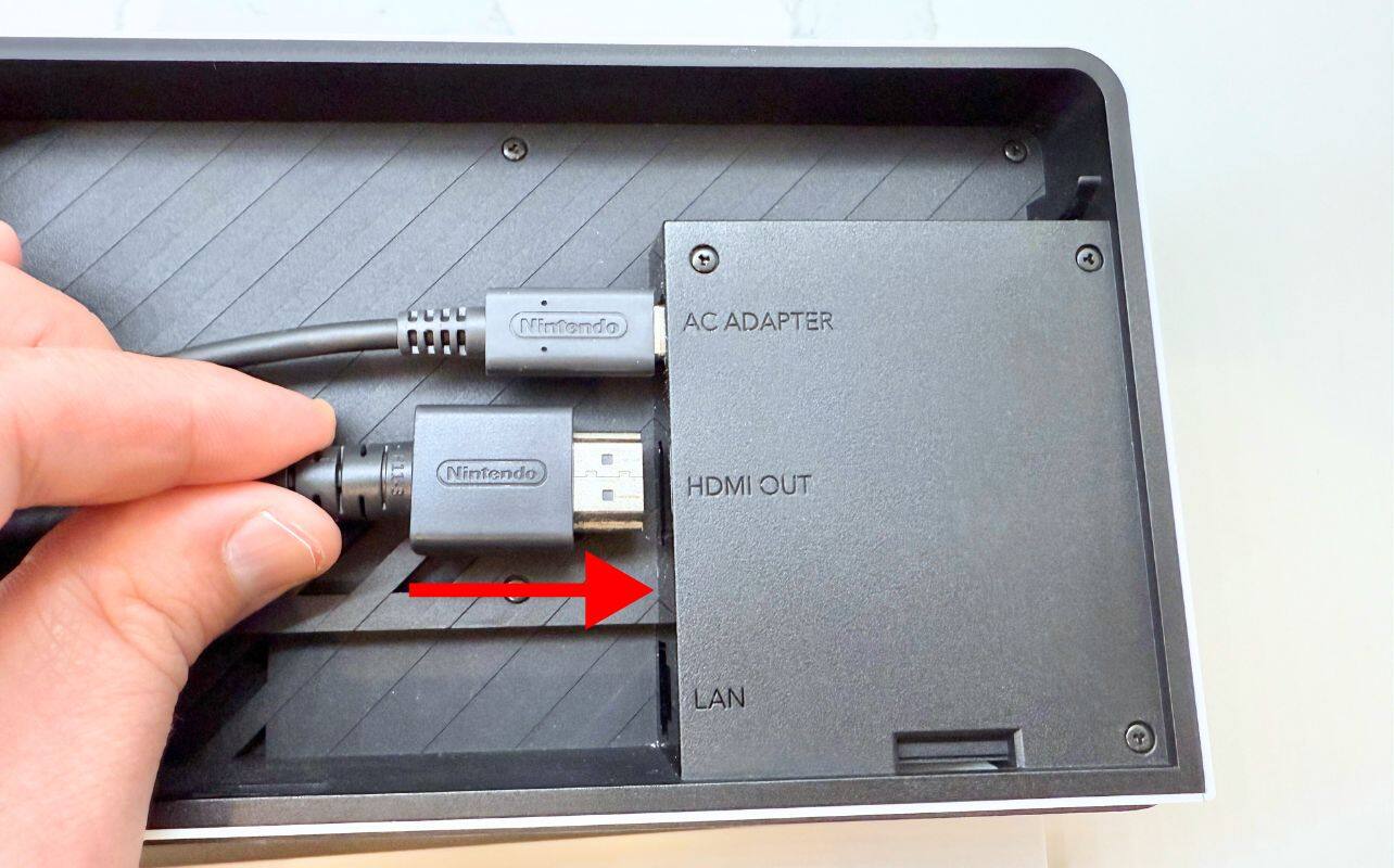 connect switch dock to hdmi out
