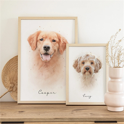 custom pet portrait