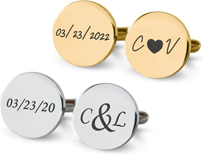 first anniversary gifts personalized cufflinks