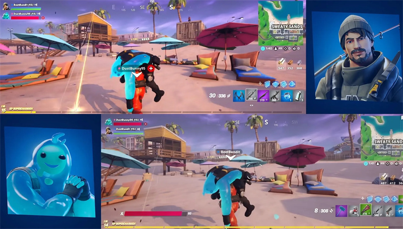 fortnite split screen