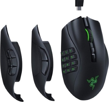 gaming christmas gifts razer naga pro modular wireless gaming mouse