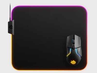 gaming christmas gifts steelseries qck prism cloth rgb gaming mousepad