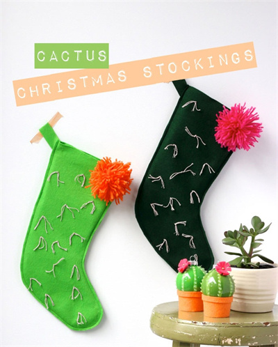 handmade christmas stocking