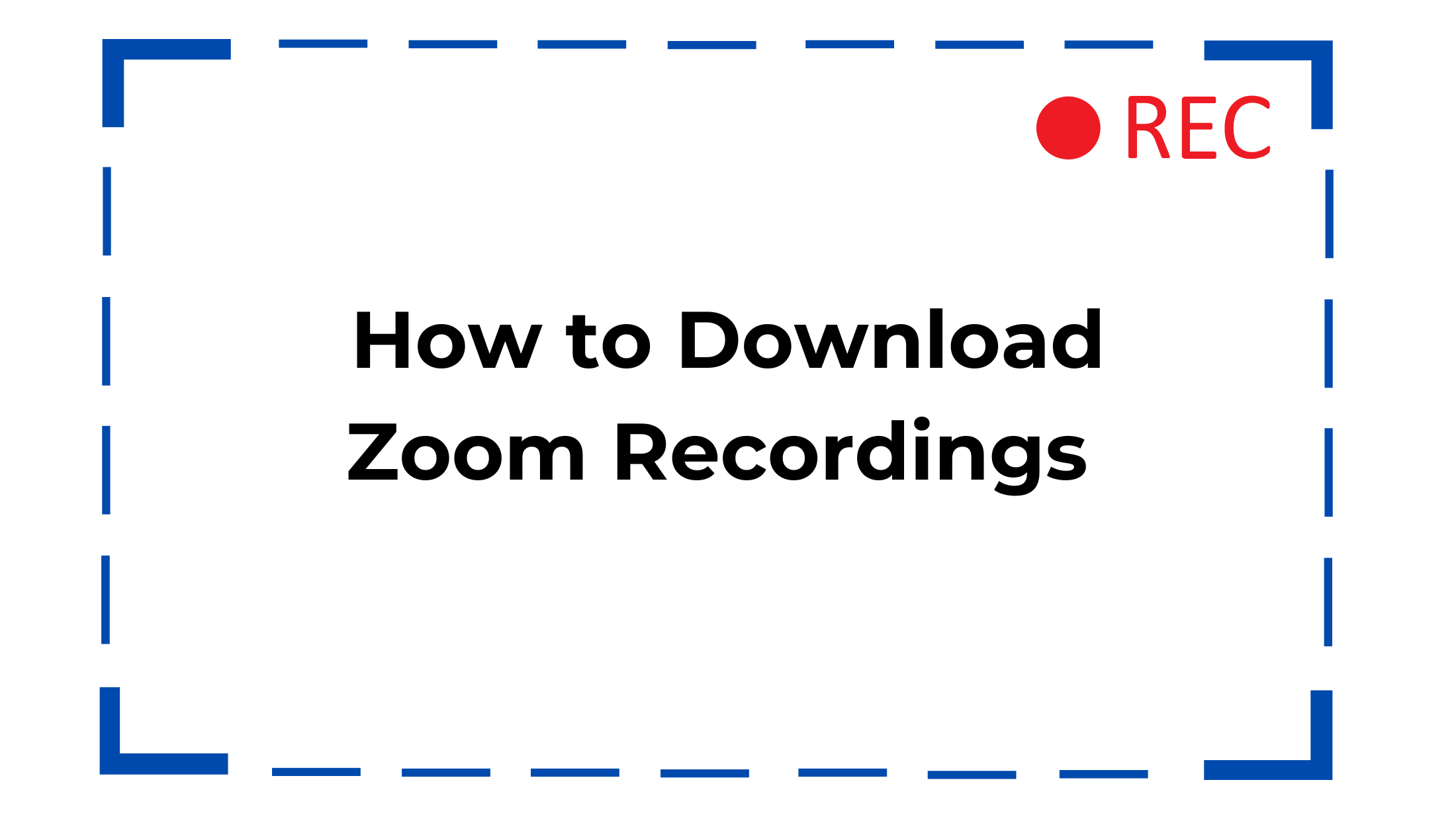 how to download zoom recordings