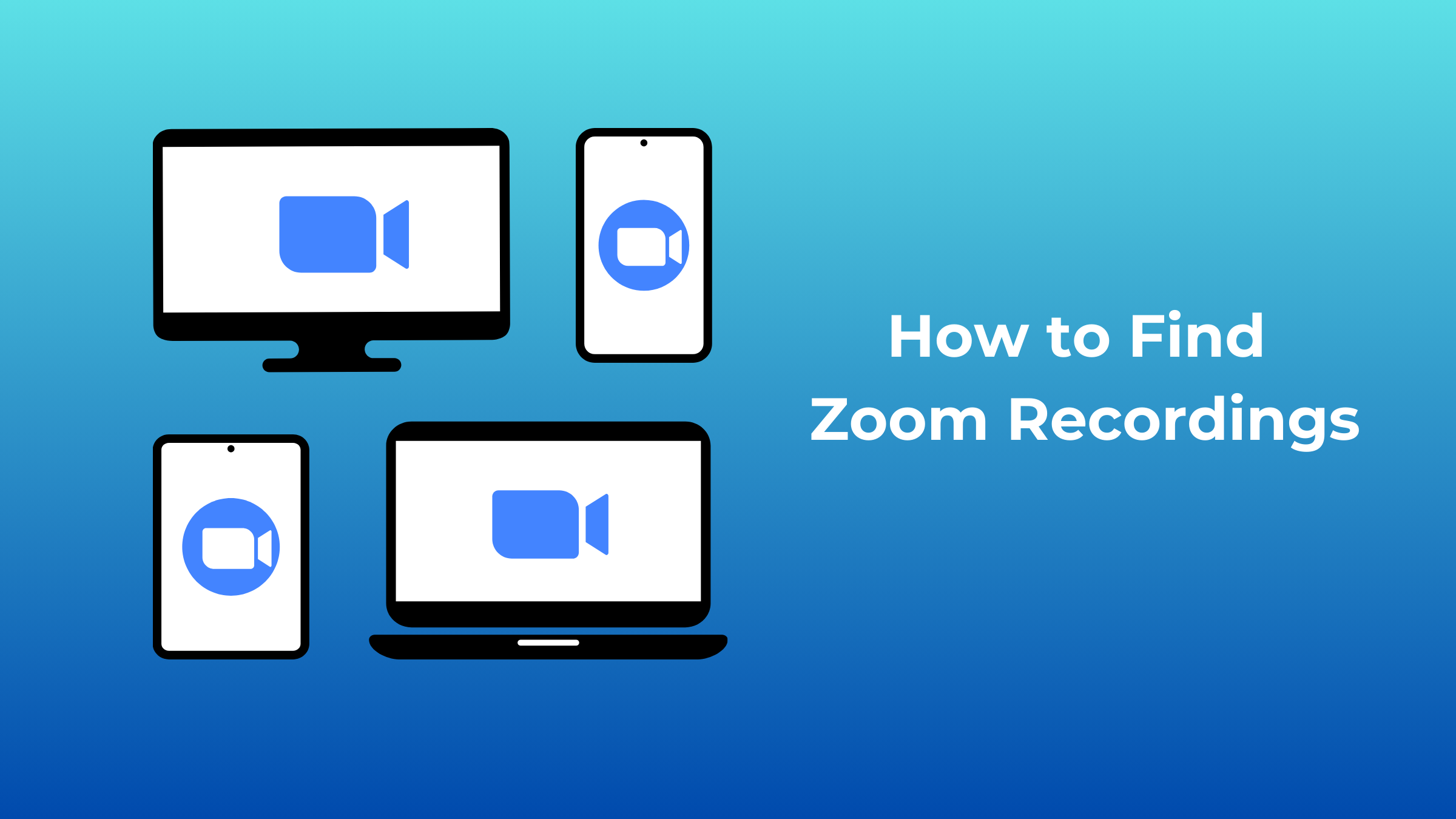 how to find zoom recordings