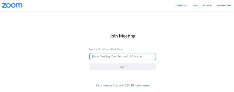  join Zoom from the browser