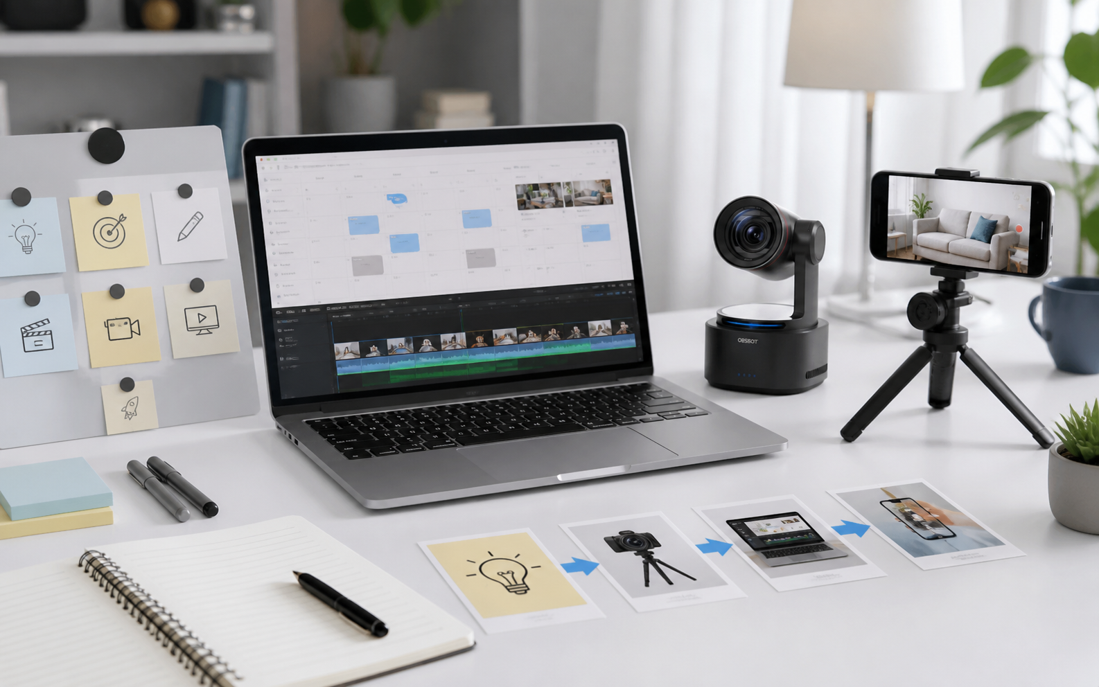how to become a content creator workflow