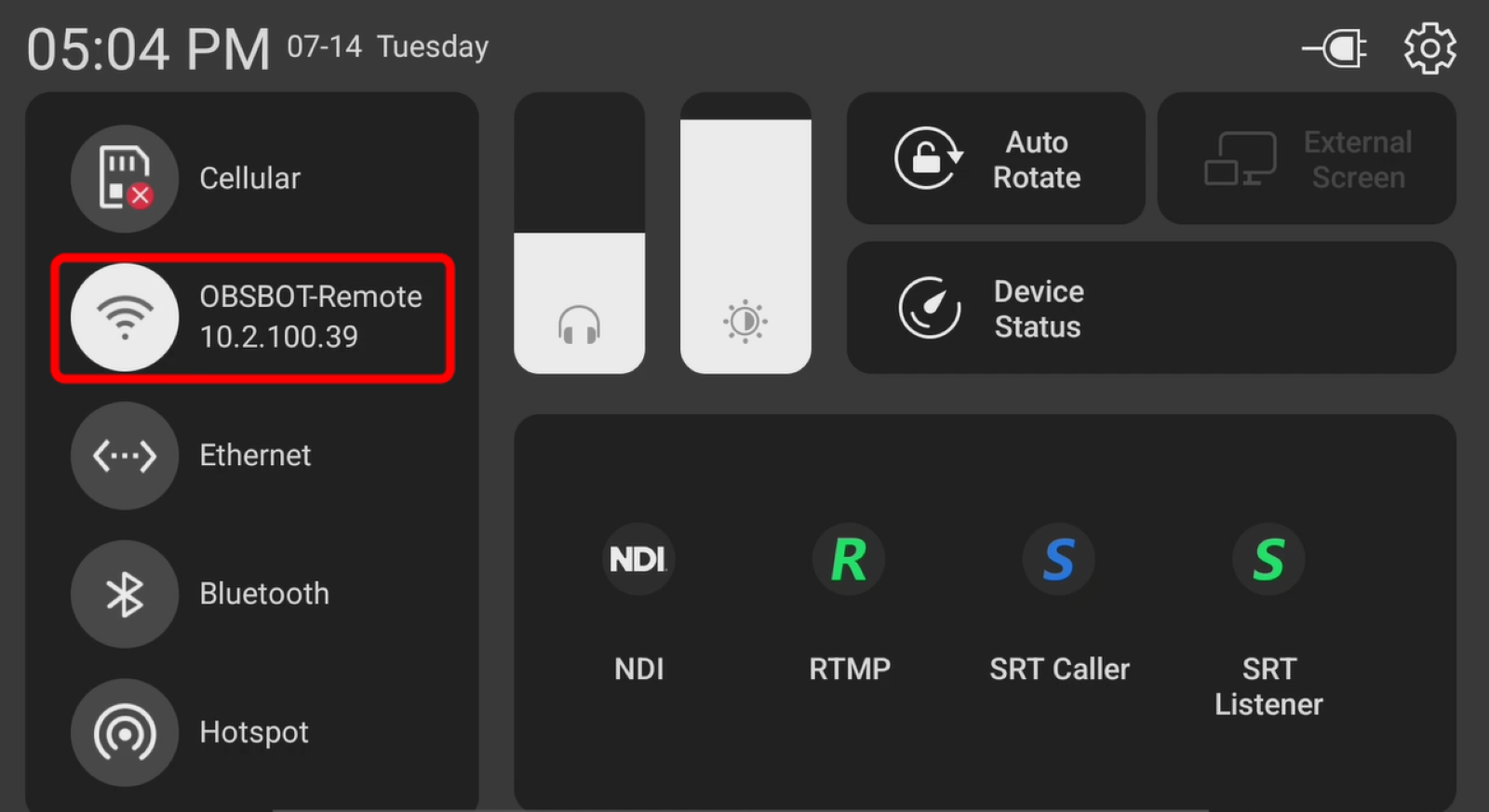 streaming and recording on obsbot talent 2 image 14