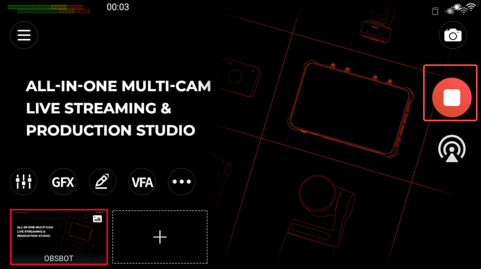 streaming and recording on obsbot talent 2 image 19