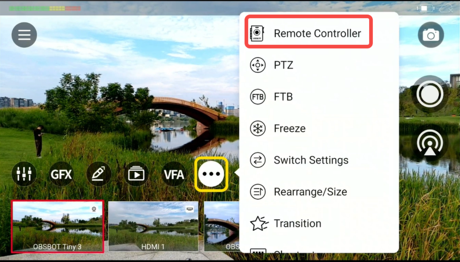 use the remote controller with talent 2 image 1