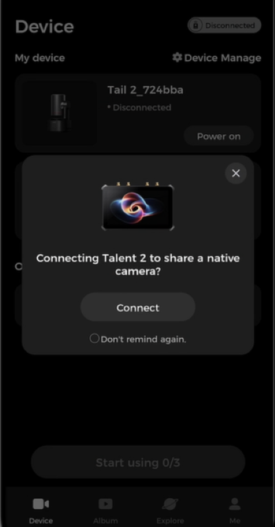 connect obsbot devices with talent 2 image 27