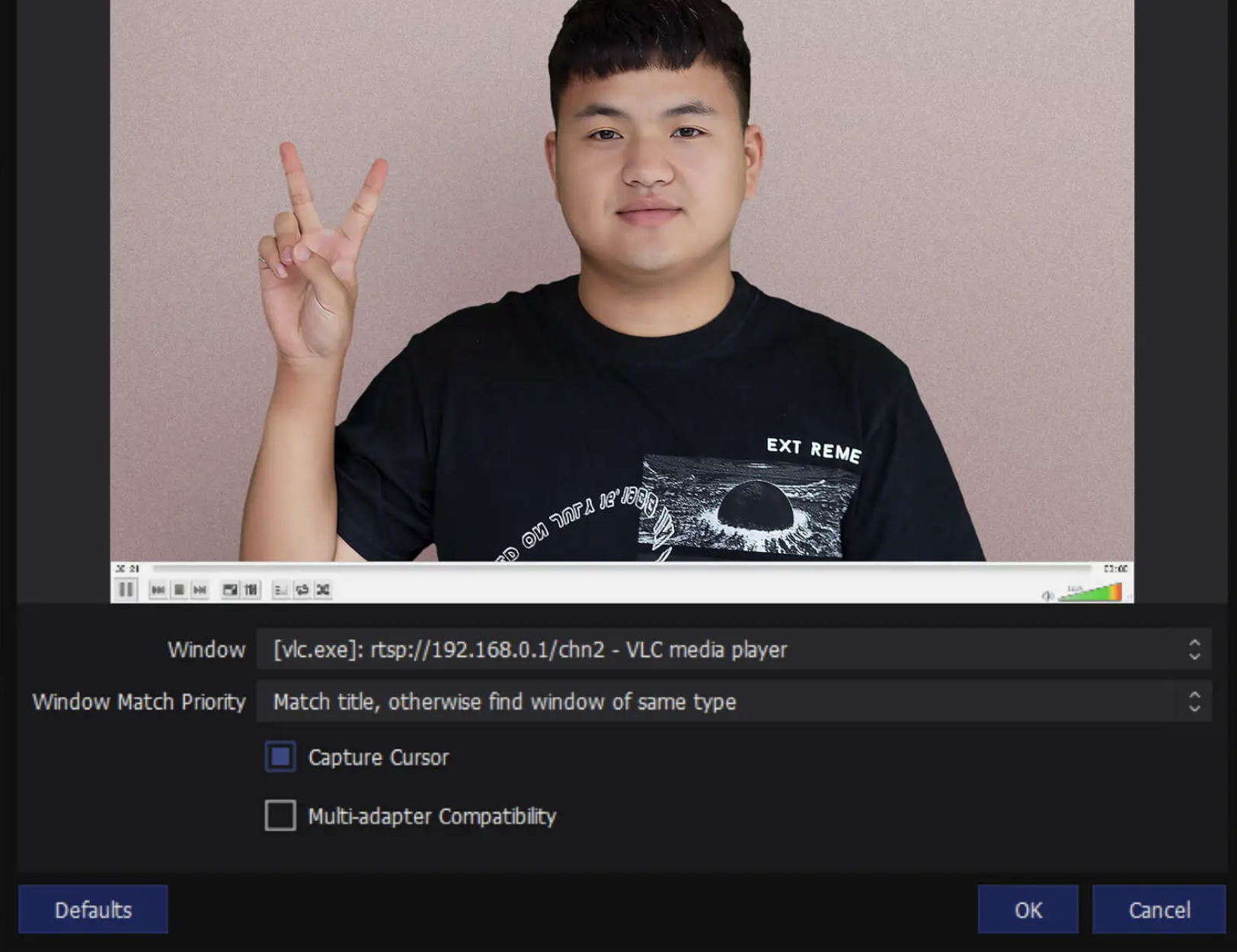 obs capture cursor