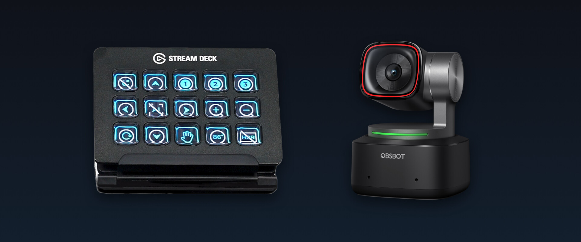 OBSBOT WebCam Stream Deck Plugin Supports OBSBOT Tiny 2
