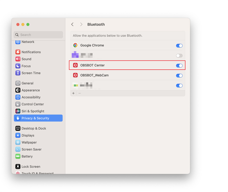 obsbot center macos permissions instructions(3)