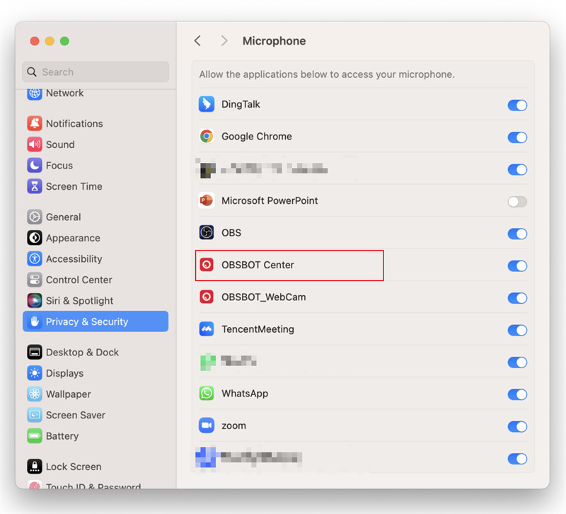obsbot center macos permissions instructions(4)