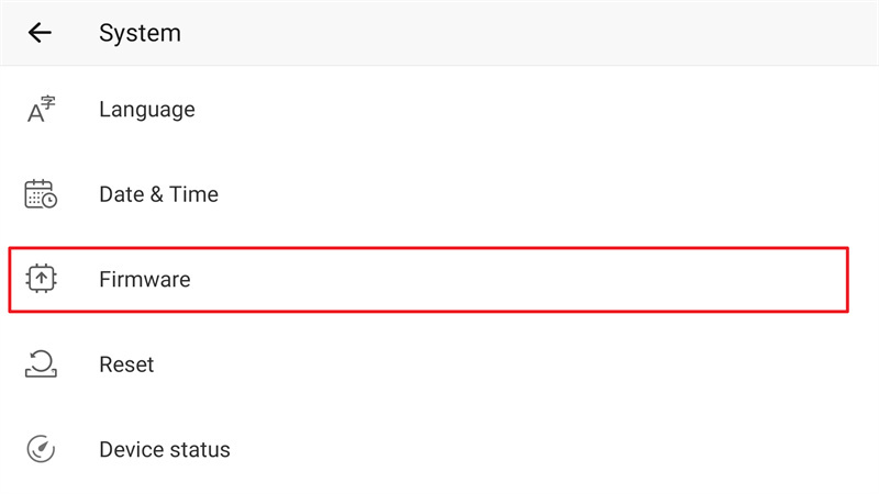 talent firmware update guide 3