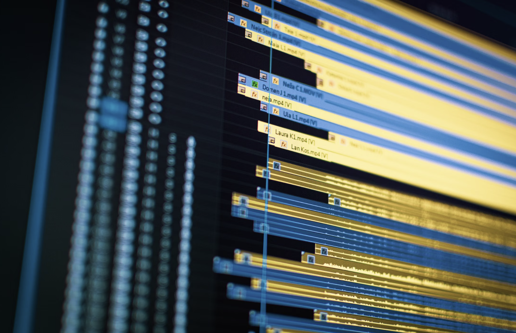 video editing timeline